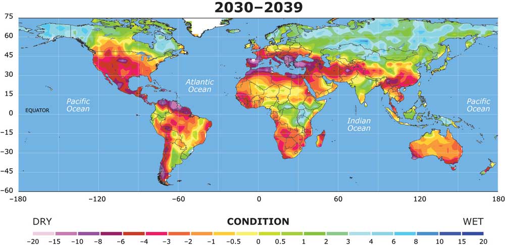 Forecast of global drought 